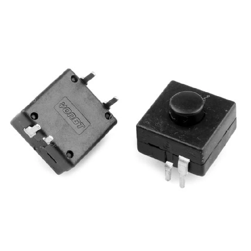 10 Chiếc 214A Nút Ấn Công Tắc Đèn Pin Chuyển Đổi Đa Chức Năng Nút Bấm 4Pin Trên-ON-OFF