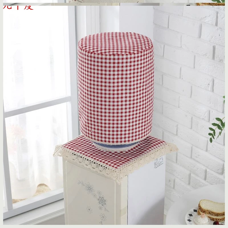 simple 18.9L standard water dispenser cover set dustproof cloth cover for water cooler barrel  home decor