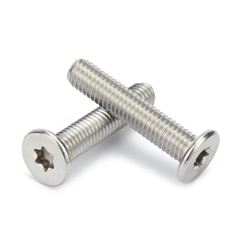 5/50pcs M1.6 M2 M2.5 M3 M4 M5 M6 M8 304 Stainless Steel CM Six-Lobe Torx Ultra Thin Super Low Flat Wafer Head Screw Bolt