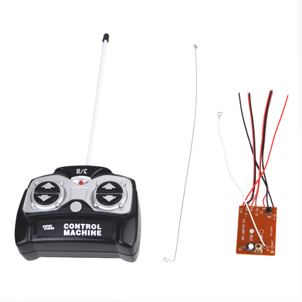 27MHZ Remote Control Circuit Board + Remote Control, RC Replacement Parts