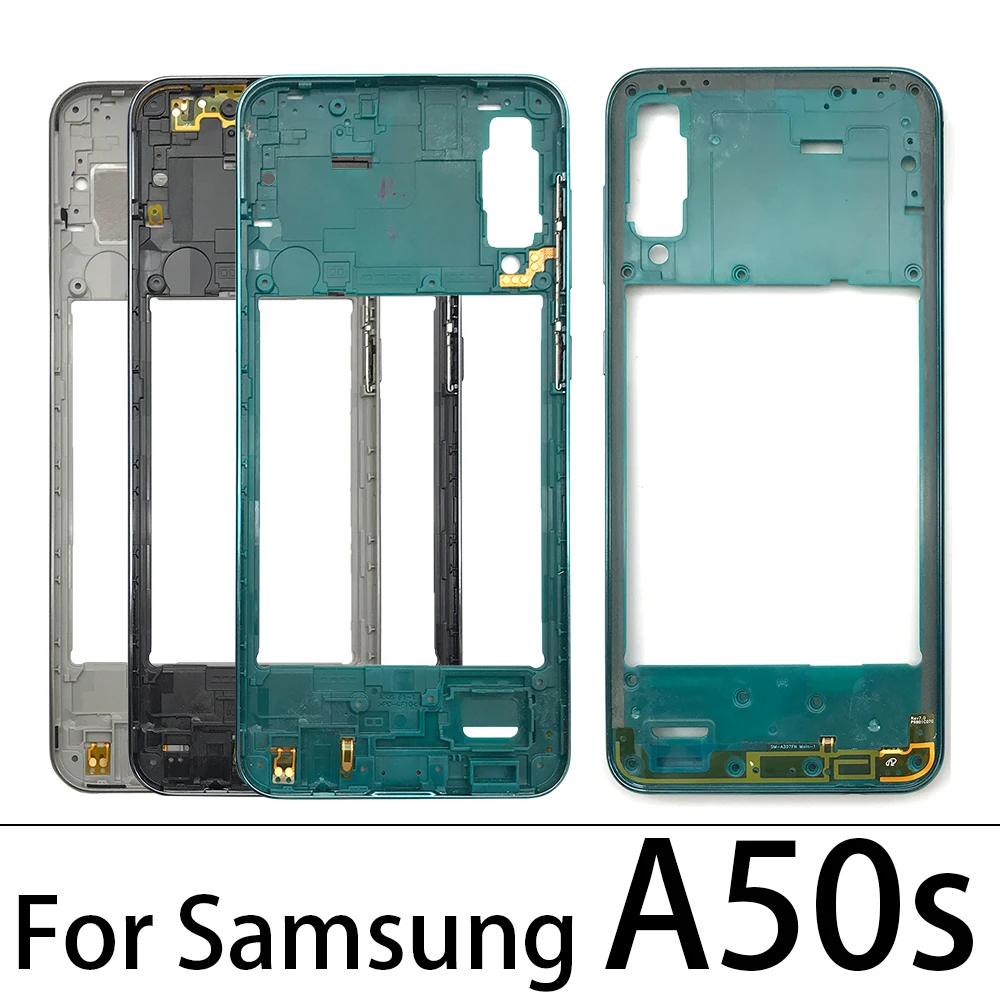 New Middle Frame Housing Case For Samsung A20S A207F A30S A307F A50S A507F A70 A705F Replacement Parts