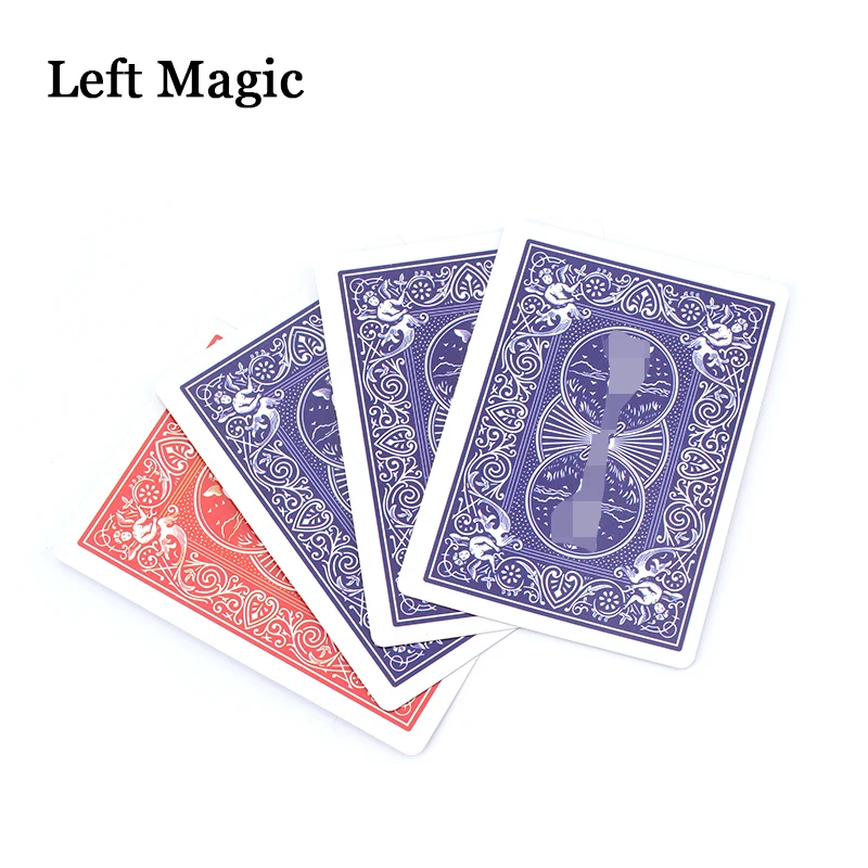 Parade of the Queens Explained Magic Tricks Card 4Q Prediction Magic Magician Close Up Illusion Gimmick Props Toys For Children