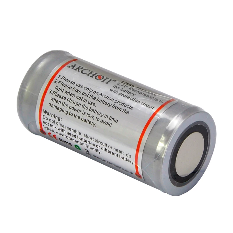 ARCHON oryginalny 5500mAh 3.7v 32650 bateria litowa akumulator ue US plug 32650 ładowarka oryginalna bateria latarka