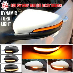 Turn signal LED dynamic side mirror flashing indicator light sequentially For VW Volkswagen Golf 6 MK6 GTI R20 2008-2014