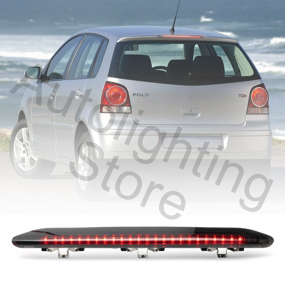 

Car Third Brake Lamp High-Mount Stop Light For VW Polo 9N 2002 2003 2004-2009 LED Rear Stop Tag Lamp Additional 3rd Stop lamp