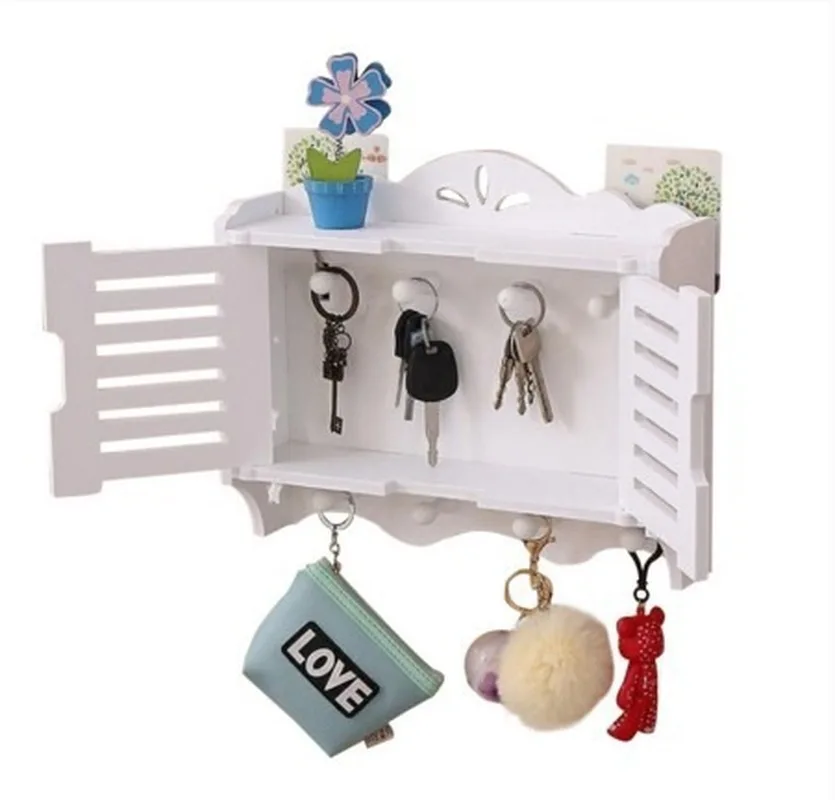 Concise Modern Wall Luggage Carrier A Hook Avoid Punch A Living Room Decoration Frame  Hang Key Accept Arrangement Box