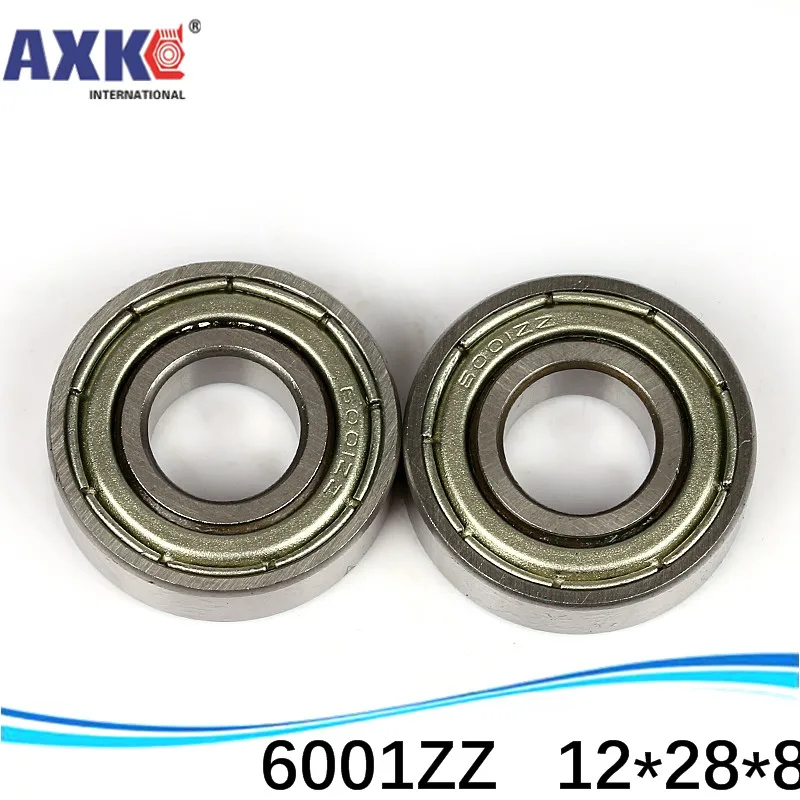 Wheelchair Rear Wheel Drum Bearing ID 0.5 inch 6001-1/2 6001/12.7 ZZ Pressure Wheel Bearings 6001-12.7 -2RS 12.7*28*8mm