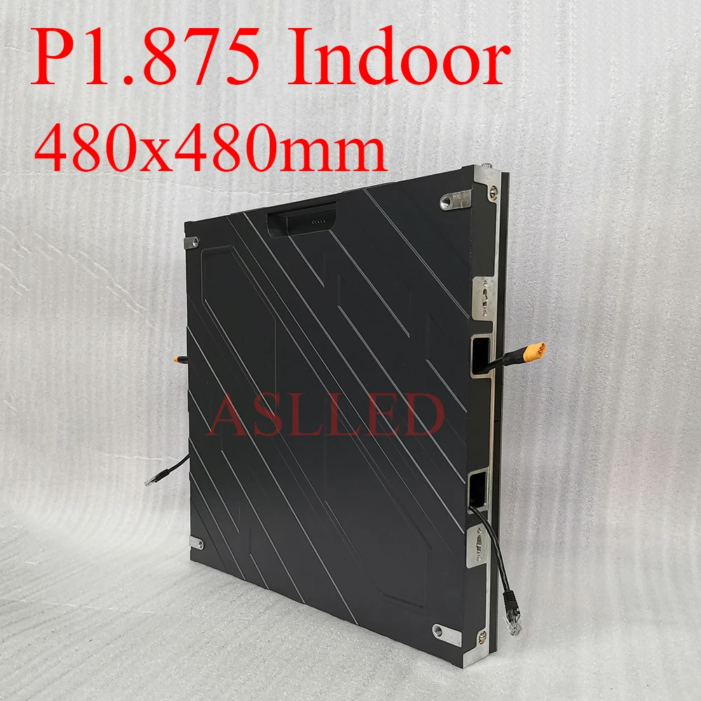 

Indoor LED matrix panel 480x480mm P1.875 HD LED Video Wall 256x256 pixels front maintenance led screen factory