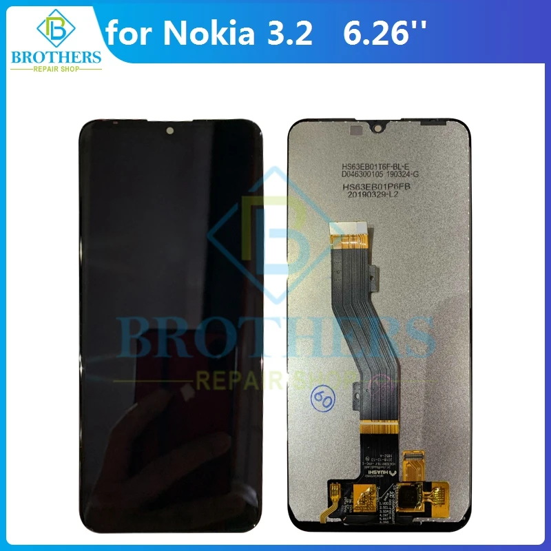 LCD Screen for Nokia 3.2 LCD Display for Nokia TA-1156 TA-1159 TA-1164 LCD Assembly Touch Screen Digitizer Phone PartS Tested