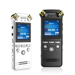 Shmci D50 Professional Mini High Quality PCM Audio Dictaphone 1536Kbps Dual Microphones Digital Voice-Activated USB Recorder Pen