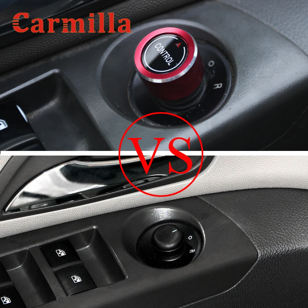 Car Rearview Mirror Adjust Knob Trim Ring Decoration Cover for Opel Astra J GTC OPC Insigni Karl Mokka Zafira Meriva Accessories