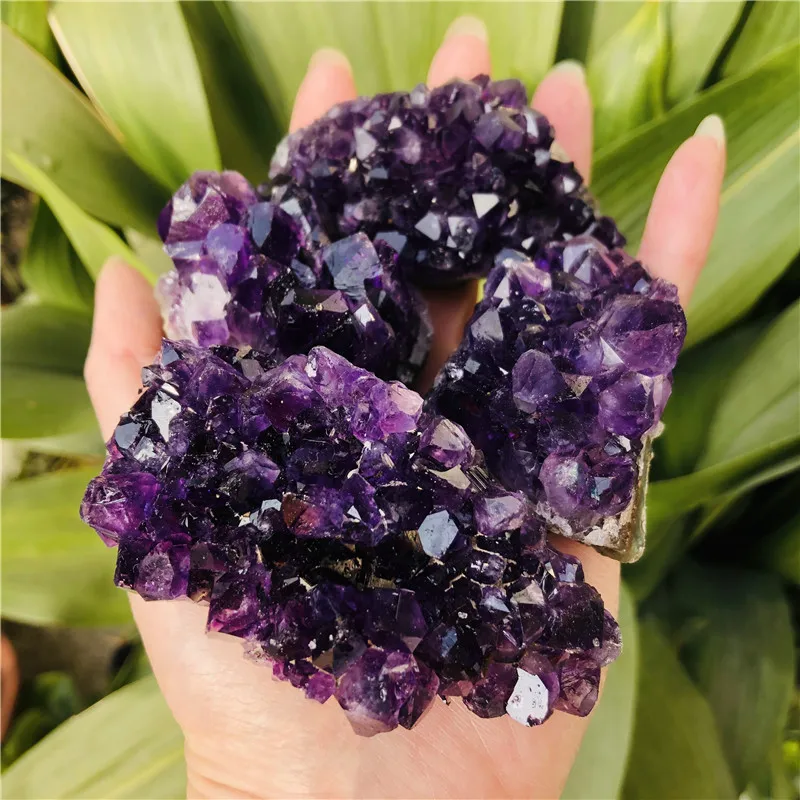 100-120g Natural Dream Amethyst Quartz Crystal Cluster Specimen Healing