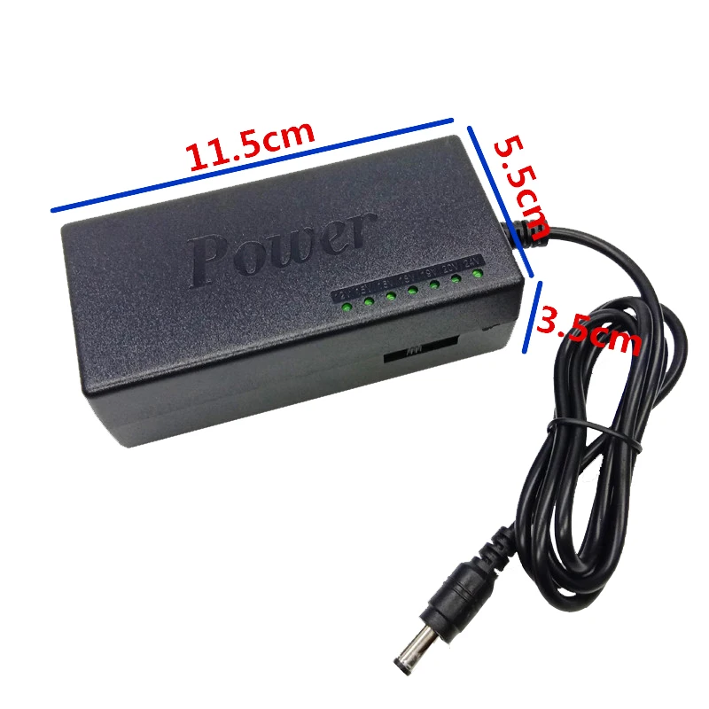 12V 15V 16V 18V 19V 4.5A 20V 24V 4A 96W Notebook Adjustable Power Adapter Supply AC DC Adaptor Universal Charger Plugs Jack