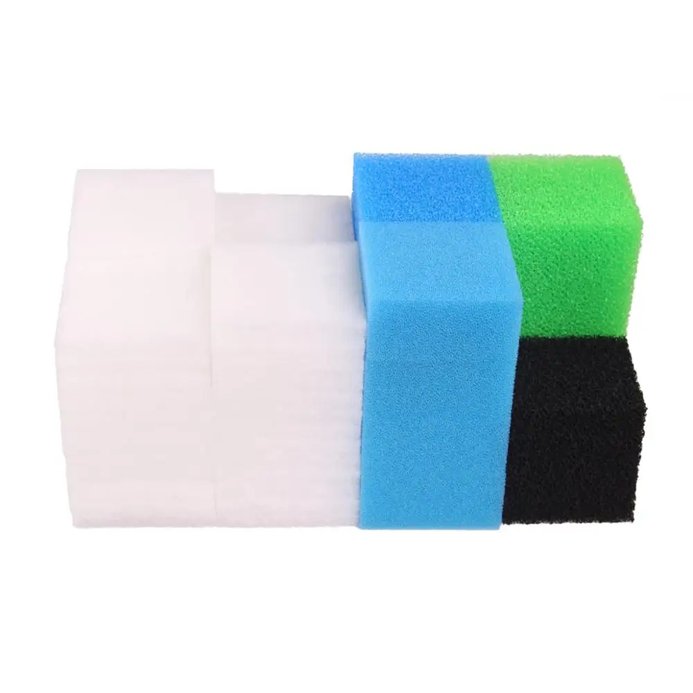 

Compatible Aquarium Filter Sponge Fit for Juwel Compact / Bioflow 3.0 / M (4x Fine, 4x Coarse, 4x Nitrate, 4x Carbon, 50x Poly)