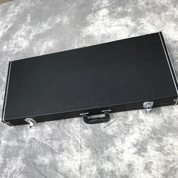 Made in China, black cuboid guitar case, headless exclusive guitar case, best choice for transportation, color customizable.