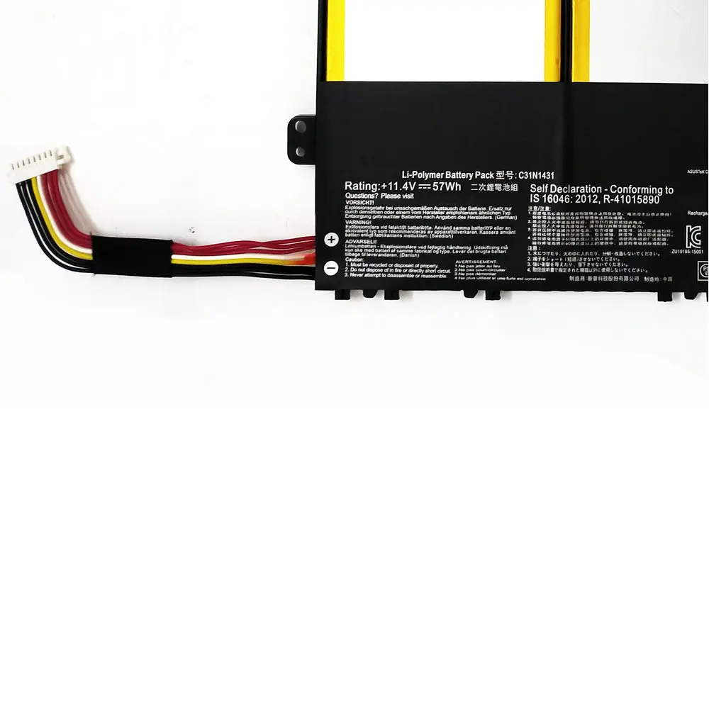 For Asus EeeBook R416SA L403SA E403SA-WX0002H FA087T VivoBook L403NA R416NA 11.4V 57WH C31N1431 Laptop Battery