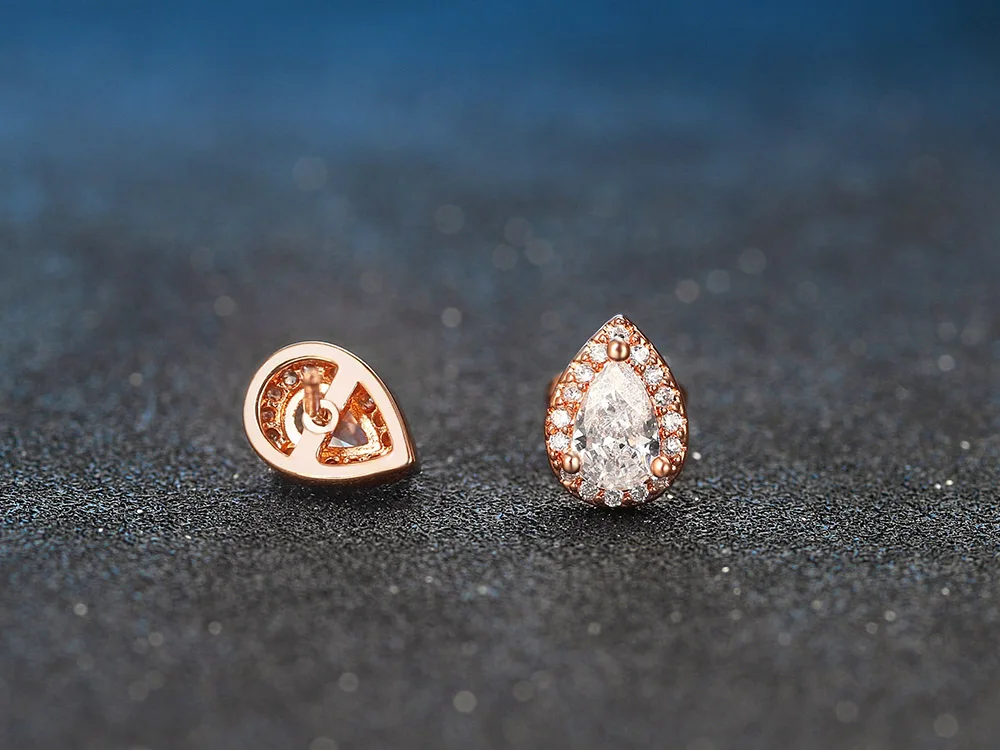 Shiny Ästhetischen Stud Ohrring Für Frauen Neue Jahr Geschenk Piercing Wunderschöne CZ Zirkon frauen Earing Modeschmuck Zubehör E082 – Detail 14