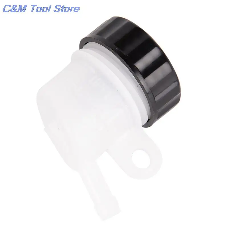 Motorcycle Foot Rear Brake Master Cylinder Tank Oil Cup Fluid Bottle Reservoir