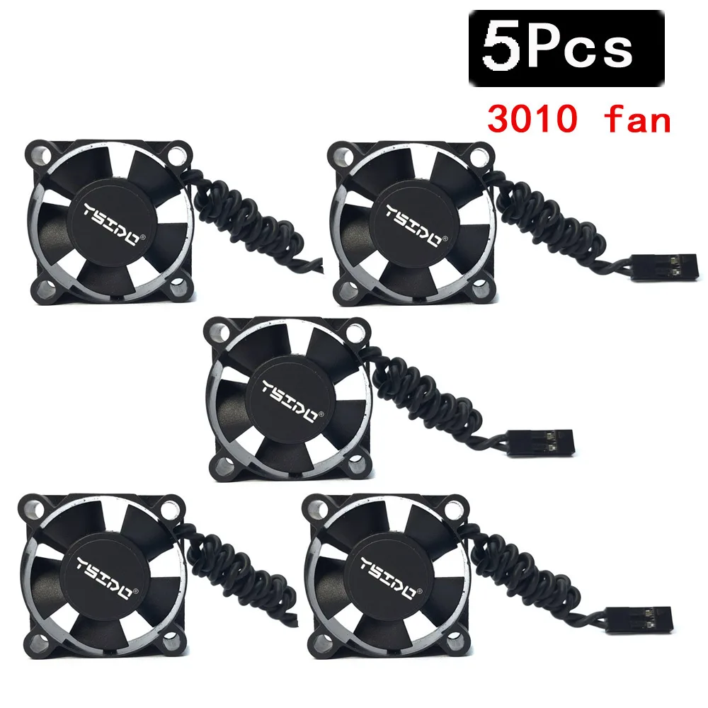 YSIDO 30mm 35mm 40mm 50mm RC Auto Motor Koelventilator voor 1/8 1/10 1/12 RC Auto 540 550 3650 3660 3665 4068 4274 Borstelloze Motor