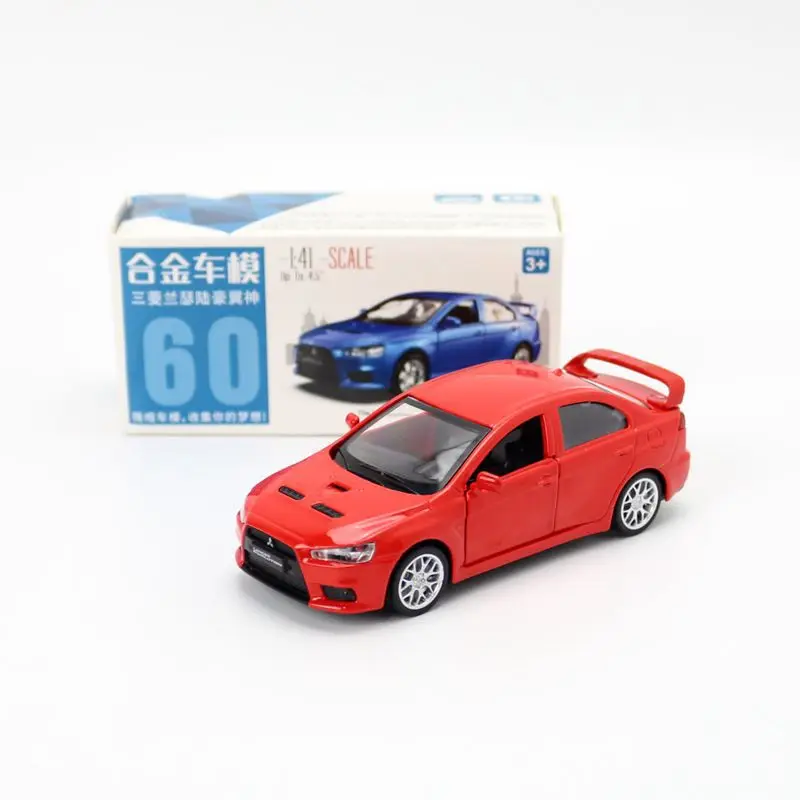 1:41 caopo mobil Model Diecast, mobil Model Lancer Ex Alloy Pull-back