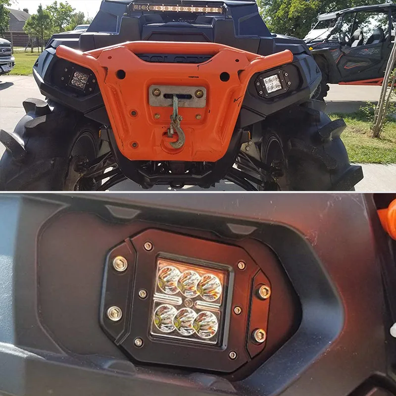 Front Led Head Light Mount Bracket For Polaris Sportsman 570 1000 850 RZR 800 900XP Led Work Light Pods Headlight Mounting
