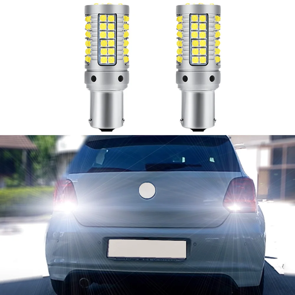 

2PCS Canbus For VW For POLO 6R 6C 9N 9N3 6N 6N1 6N2 1994-2017 Backup Reverse Reversing Led Light Bulbs No Error