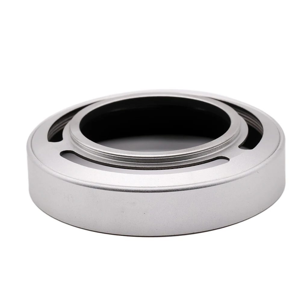 Replacement for LH-X10, Metal Lens Hood LH-JX10 for Fujifilm Finepix X10 Camera Black / Silver