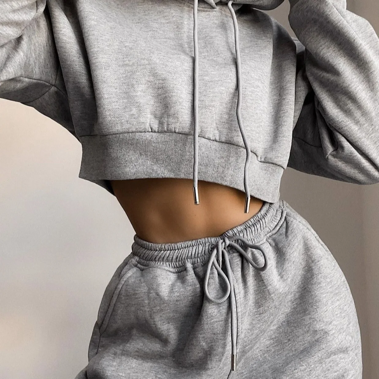 Women's Slim Sports Sexy Sexy Sports Casual Wear Plus Velvet Sports Dress Two-piece Sportswear Women