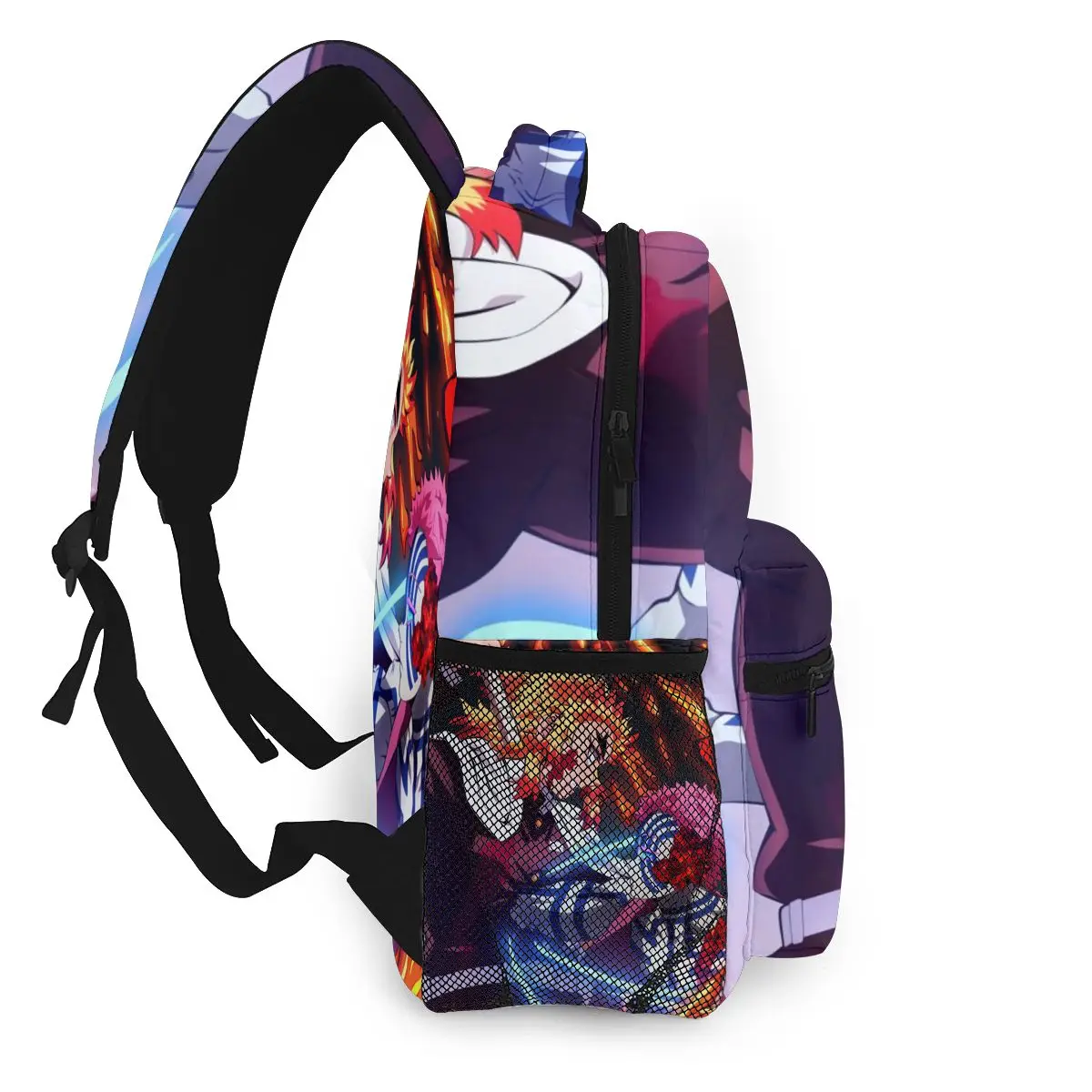 Akaza Vs Kyojuro Rengoku Kimetsu No Yaiba Backpack for Girls Boys Travel RucksackBackpacks for Teenage school bag