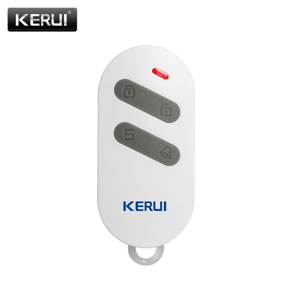 KERUI RC532 Wireless Portable Remote Control 4 Buttons Controller for KERUI G18 G19 W1 W2 K7 Home Security Alarm System