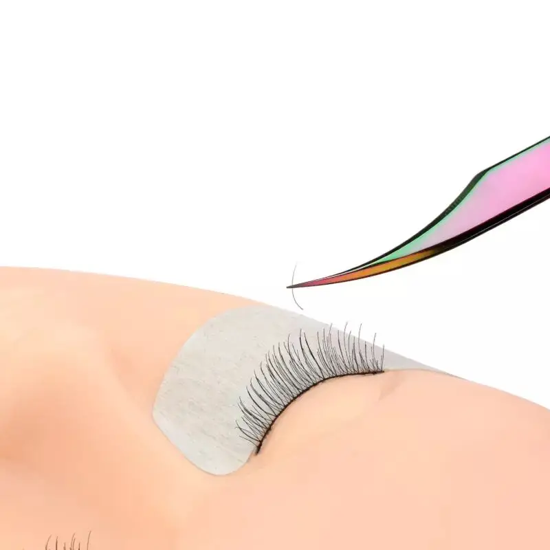 Pince à épiler colorée pour Extensions de cils, Volume professionnel, accessoire de précision