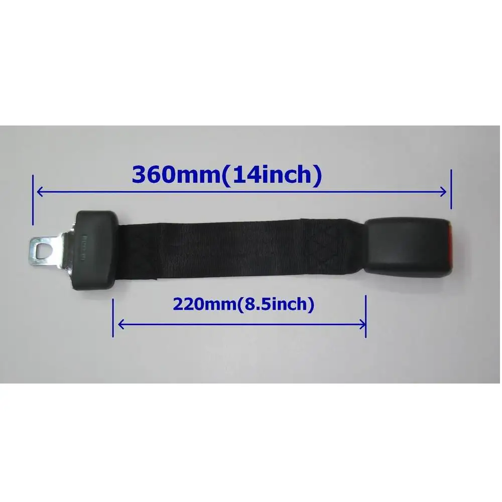 Seat Belt Extension Extender For 25mm Buckle 36cm length  for  Hyundai Santa / elantra