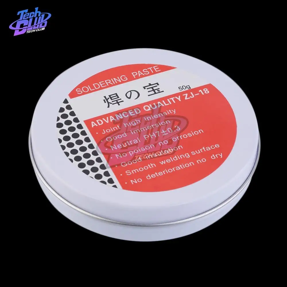 50g 환경 납땜 페이스트 마일드 로진 플럭스 용접 금속 가공 전기 납땜용, 솔더링 젤 공구