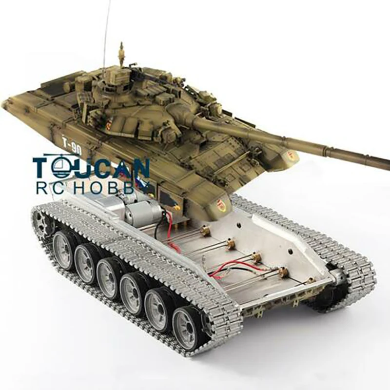 

Heng Long 1/16 RC 3938 T90 Tank Metal Chassis Tracks RTR 360 Turret BB Infrared TH16811