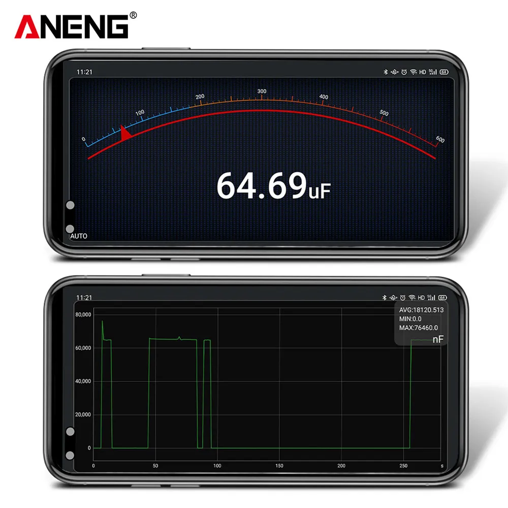 AN9002 multimetro digitale Bluetooth Auto-Range Professional 6000 conta MultimetroTrue RMS Tester di tensione corrente AC/DC