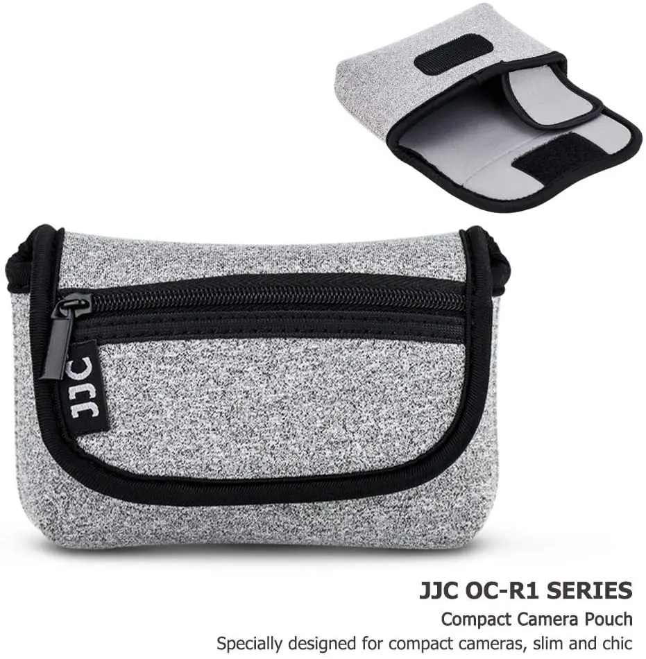 JJC Compact Camera Case Bag for Sony ZV-1 ZV1 RX100 VII RX100 VI RX100 VA RX100 IV RX100 III RX100 II Olympus TG5 TG7 Fuji XF10