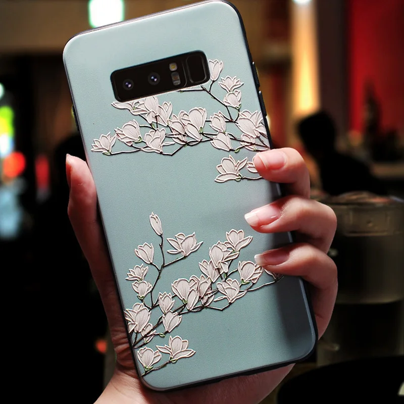 Dla Xiaomi Redmi 9 9A 9C 10 Etui 3D Flower Emboss Silikonowe etui na telefon Dla Redmi Note 10 Pro Poco M3 Pro 5G F3 Etui Relief Soft