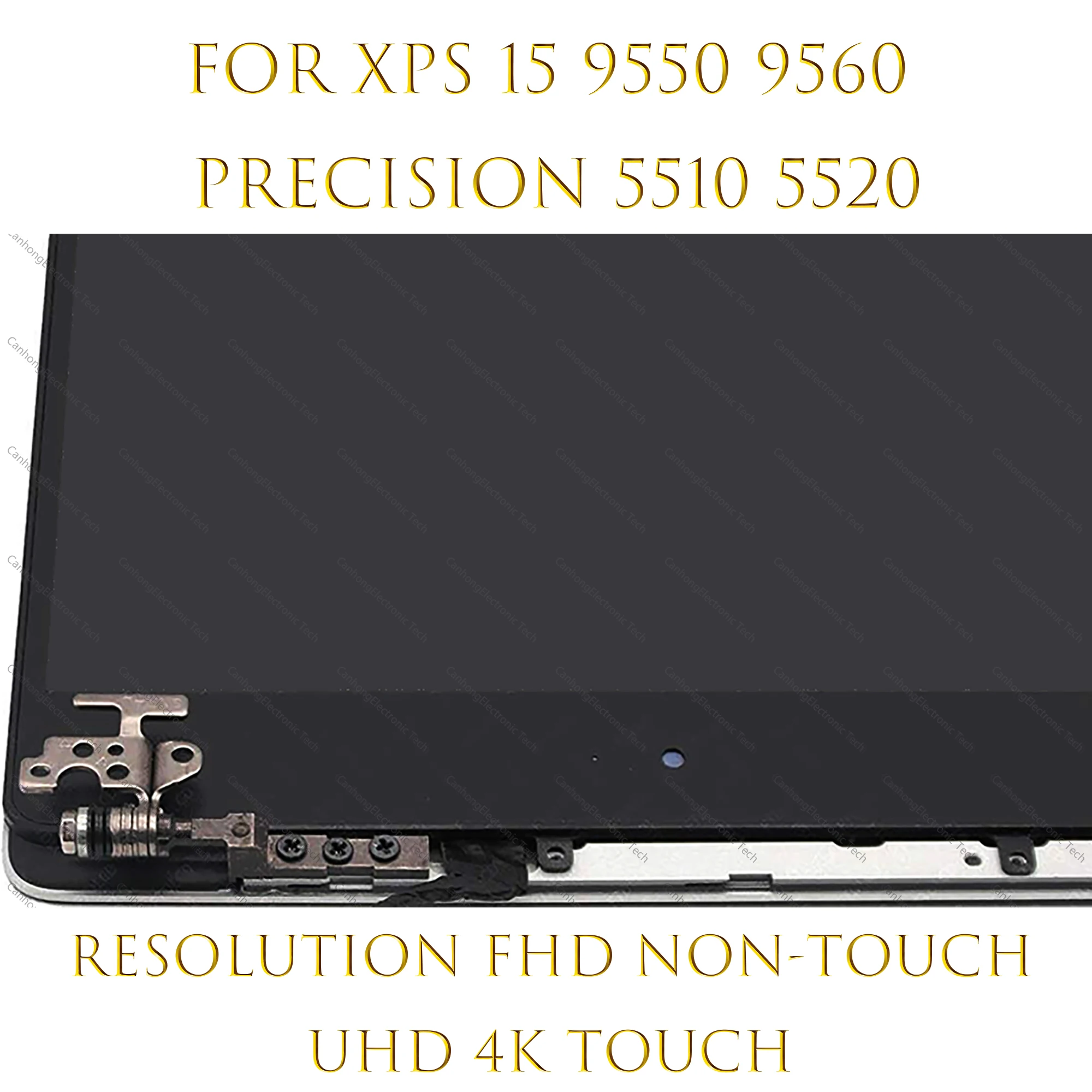 Pantalla táctil LCD de 15,6 "para Dell XPS 15 9550 9560 Precision 5510 5520 P56F P56F001, montaje completo de pantalla FHD UHD 4K