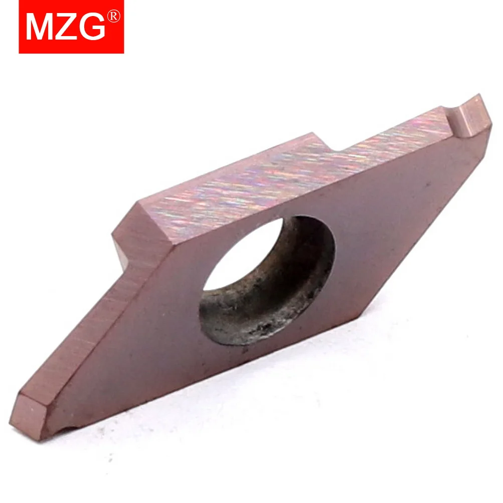 MZG 10PCS CTP CTPA FL ZP15  CNC Lathe Machining Toolholder Small PartsCutting-off Grooving Stainless Steel Solid Carbide Inserts