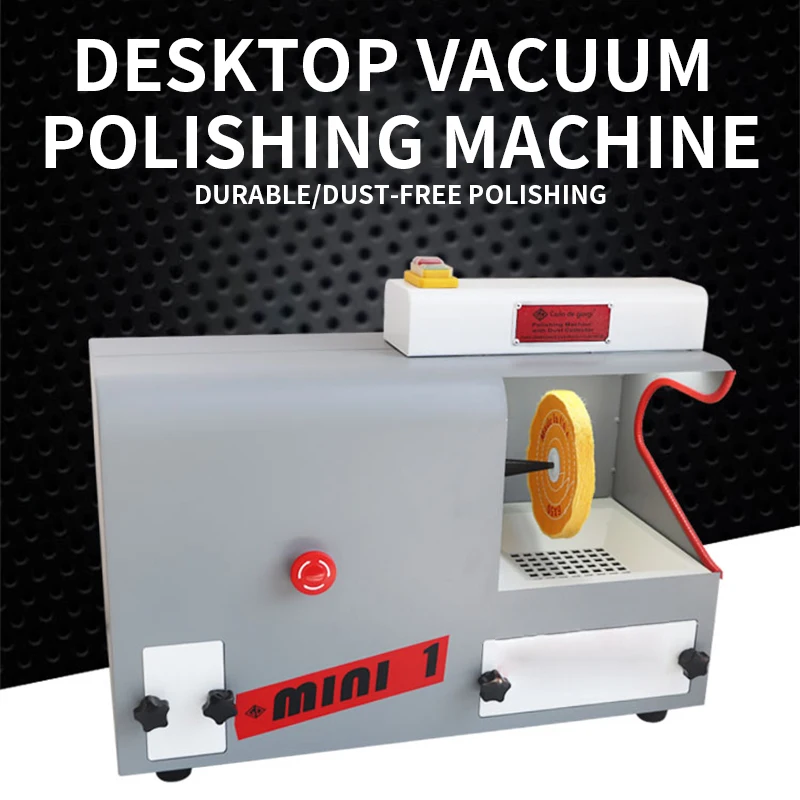 Desktop Vacuum Polishing Polishing Machine Single-head Vacuum Cloth Turbine Agate/Jade Polishing Polishing Jewelry Equipment