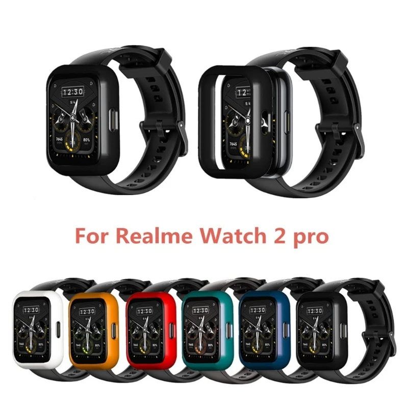Protective Case Watch strap For Realme Watch 2 Pro Strap Smart watch Cover PC Bumper Plastic Protector Replacement Watch Shell