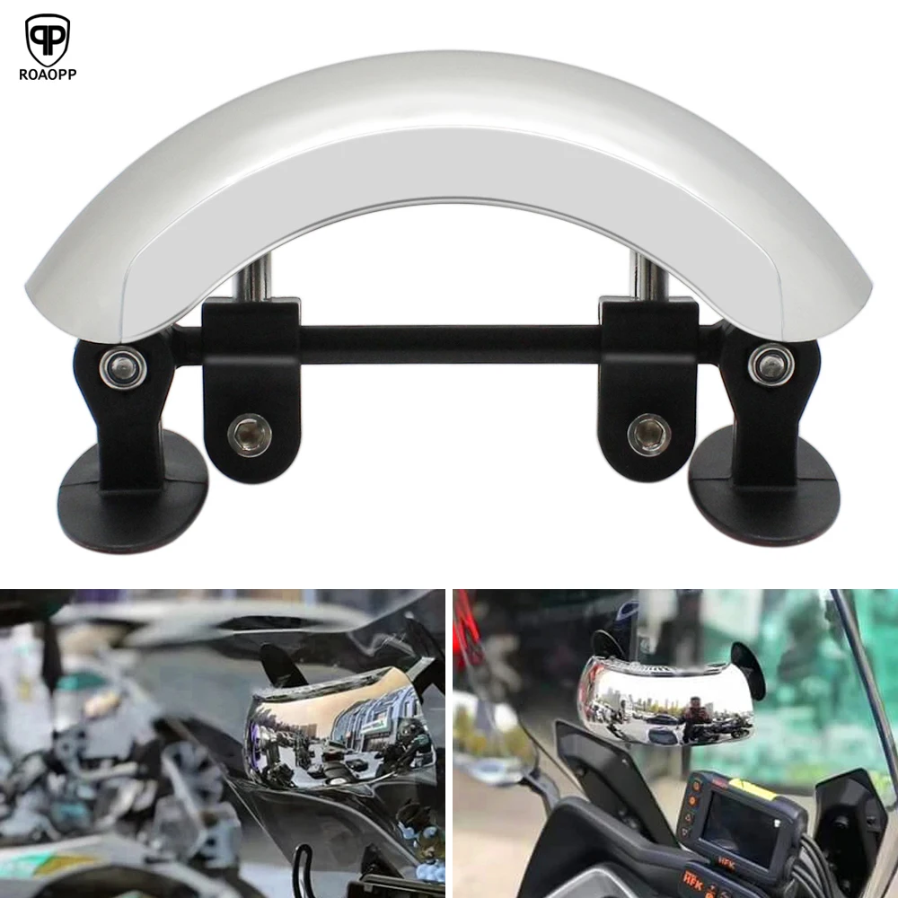 ROAOPP Motorcycles 180 Degree Safety Rear View Mirror Blind Spot Mirrors For BMW R1200GS R 1200 GS 1200GS LC R1250GS ADV