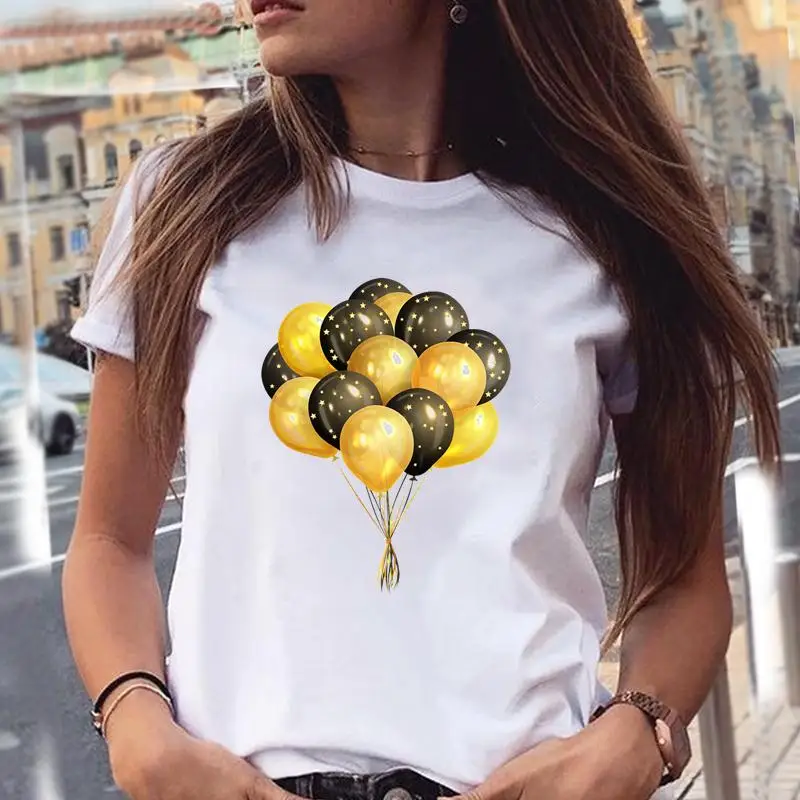 Women T-shirts 90s Funny Printing Sweet New Graphic Print Female Stylish Fashion Cartoon Summer T Top Shirt Tee T-Shirt