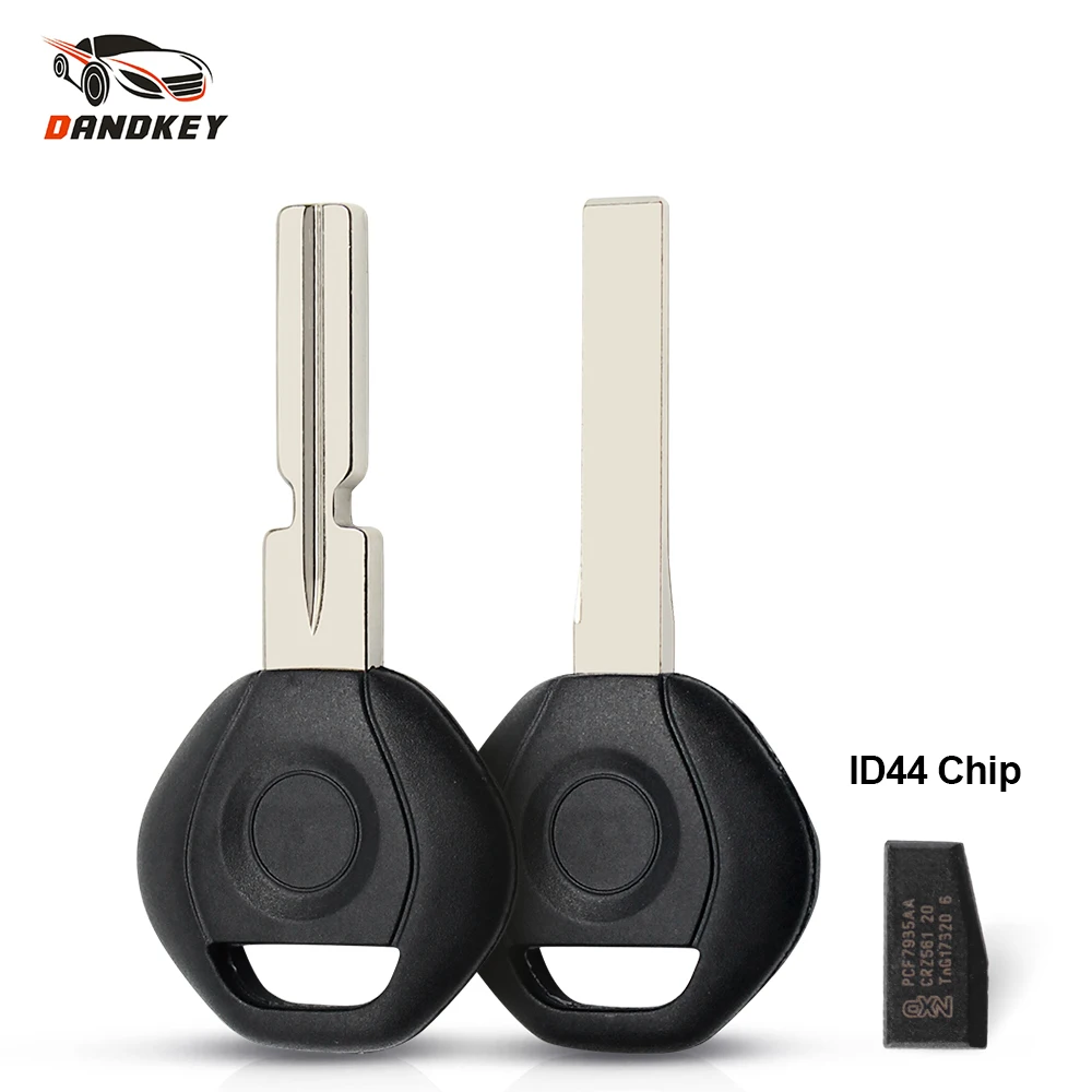 Dandkey For BMW Key Replacement Car Key Shell Remote Case Transponder ID44 Chip For BMW 3 5 6 Series X3 X5 Z4 Z8 E36 E34 E38 E39