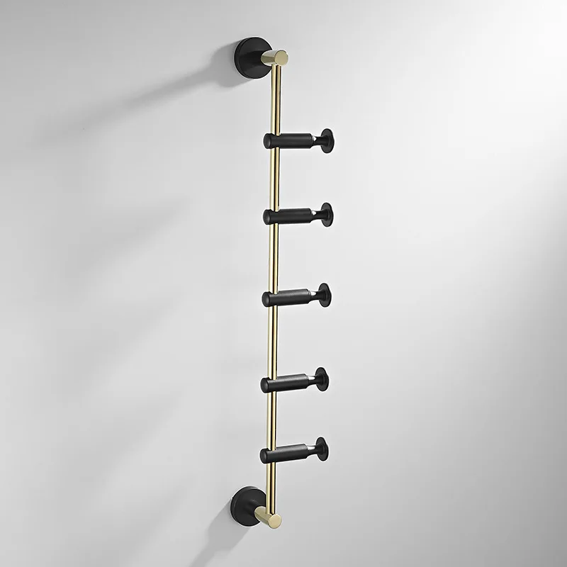 

black& gold bath active bathroom shelf living room coat rack hat rack wall hanger towel rack wall mount