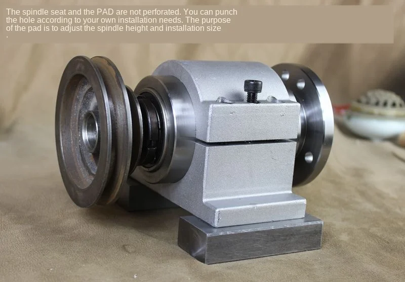 80/100/125/130/160 lathe spindle/carpentry/DIY/metal lathe assembly/bead machine/three-jaw/four-jaw chuck flange