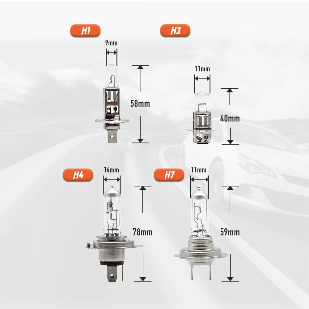 Fagis 2 PCS H7 24V 70W Truck Lights Clear Car Headlights Auto Lights Halogen Bulb Low Beam Lights Car Lamps