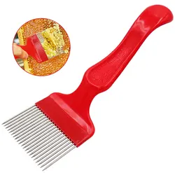 21 Pin Straight Needles Bee Honey Uncapping Forks Remove Beehives Impurities Beekeeping Accessories Scratcher Comb Fork Tools