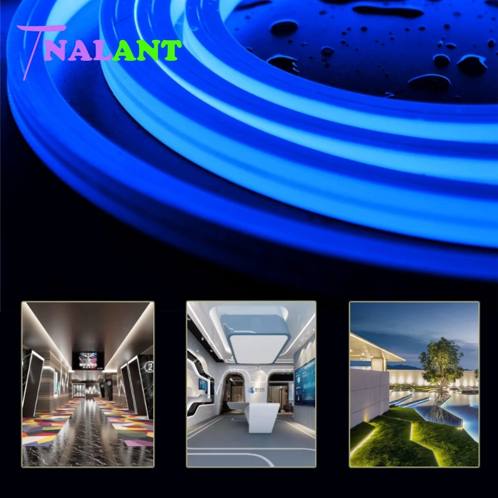 WS2812B WS2811 RGBW LED Neon Rope Tube Silicone Gel Flexible Strip Light Soft Lamp Tube  IP67 Waterproof For Decoration