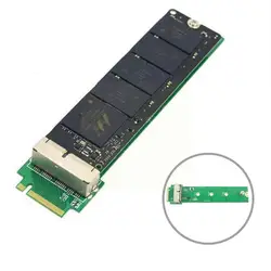 Adaptateur convertisseur SSD vers M.2 NGFF PCI-e, 12 + 16 broches, pour Apple Air Pro A1465 2013-2015 A1466 SSD R8J2